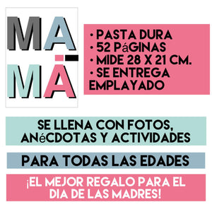 Libro Felicidades Mamá